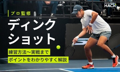 ピックルボールのディンクショットとは？わかりやすく解説
