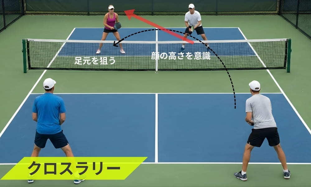 サードショットドロップ基礎編 クロスラリー