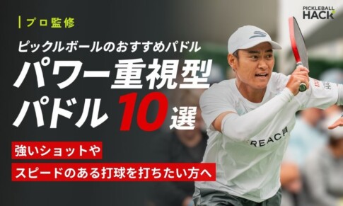 【プロ監修】ピックルボールのおすすめパドル「パワー重視型パドル10選」