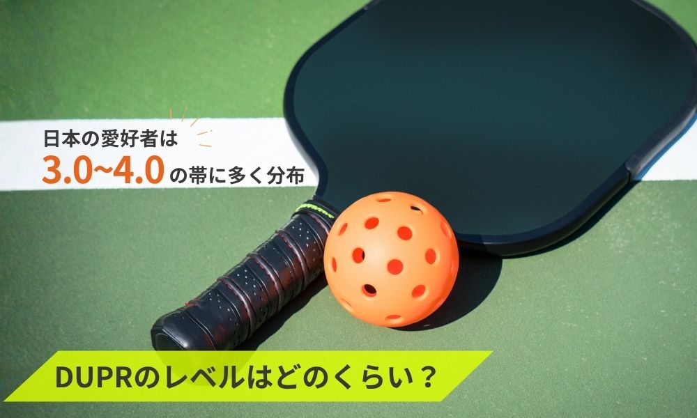 DUPRのレベルはどのくらい?